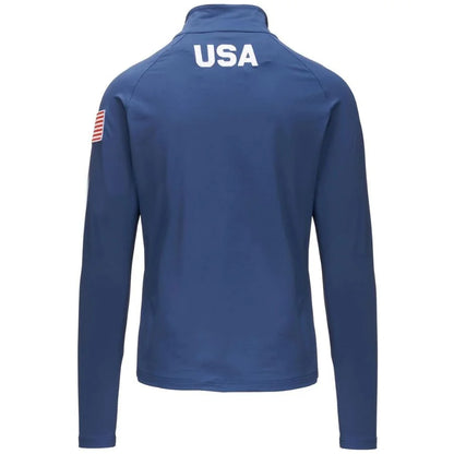 Kappa USA Ski Team First Layer Shirt  - Blue Fiord