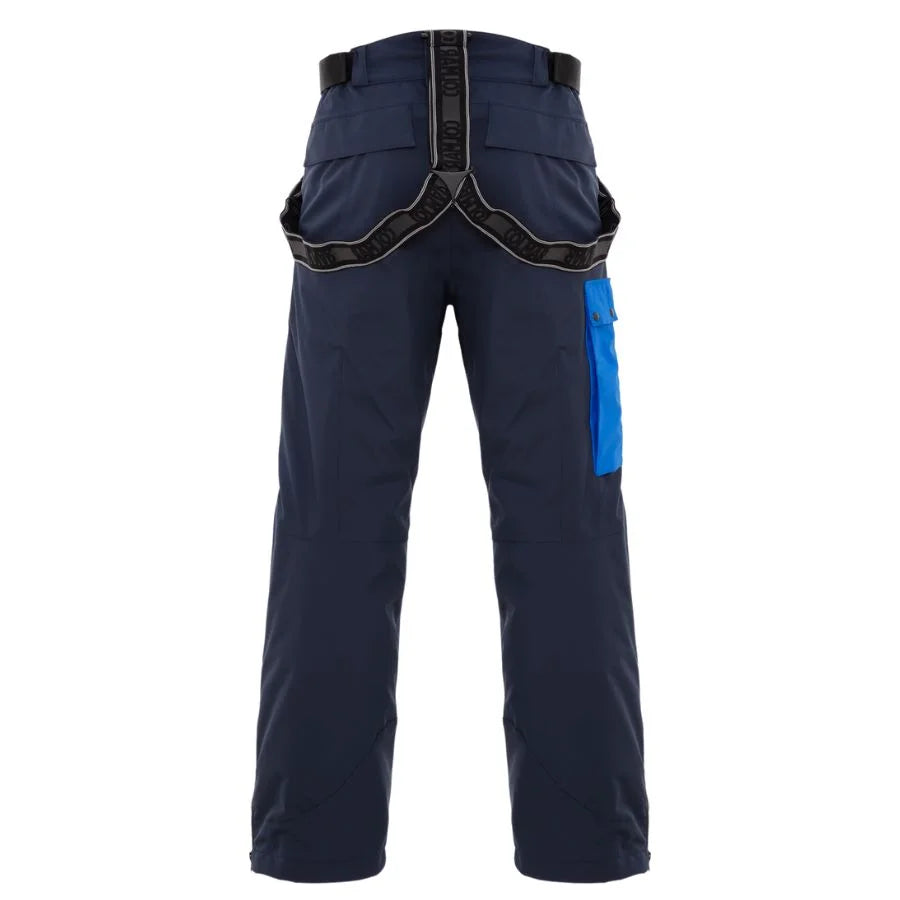 Colmar Men French Ski Team FZ Pant - Blue Black Abyss