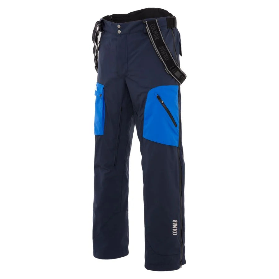 Colmar Men French Ski Team FZ Pant - Blue Black Abyss