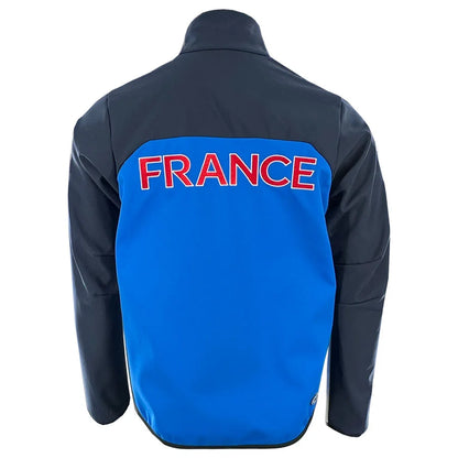 Colmar Men French Ski Team Soft Shell Jacket - White Blue