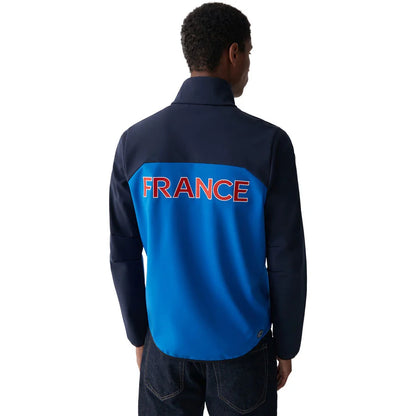 Colmar Men French Ski Team Soft Shell Jacket - White Blue