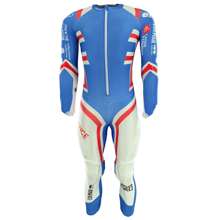 Colmar French Ski Team GS Race Suit  - White Blue Red