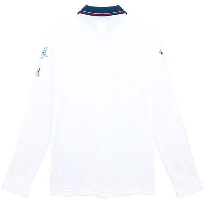 Colmar Women France Ski Team Long Sleeve Polo Shirt - White