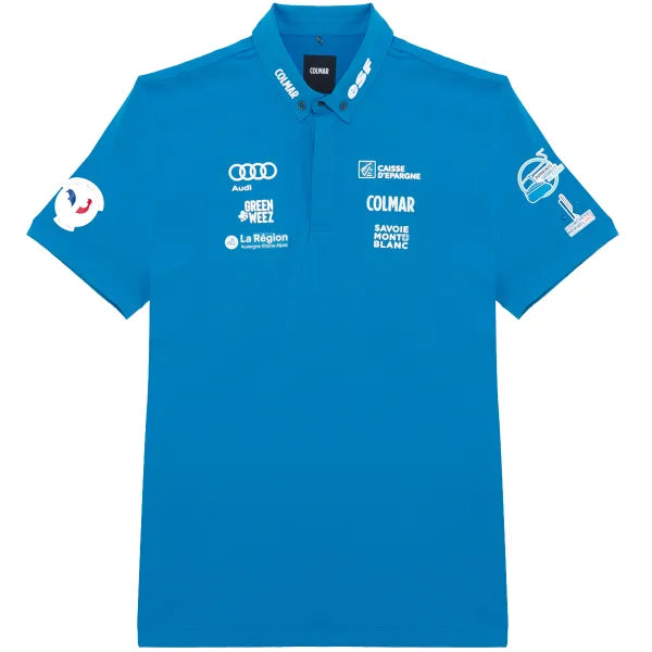 Colmar Men French Ski Team Polo Shirt - Olympia