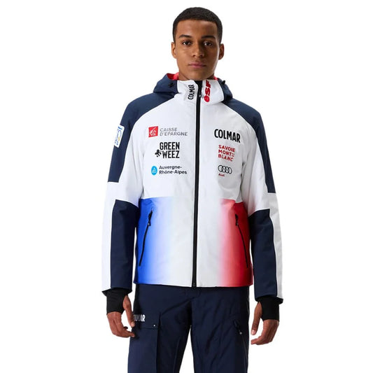 Colmar Men French Team Jacket - White Blue Red