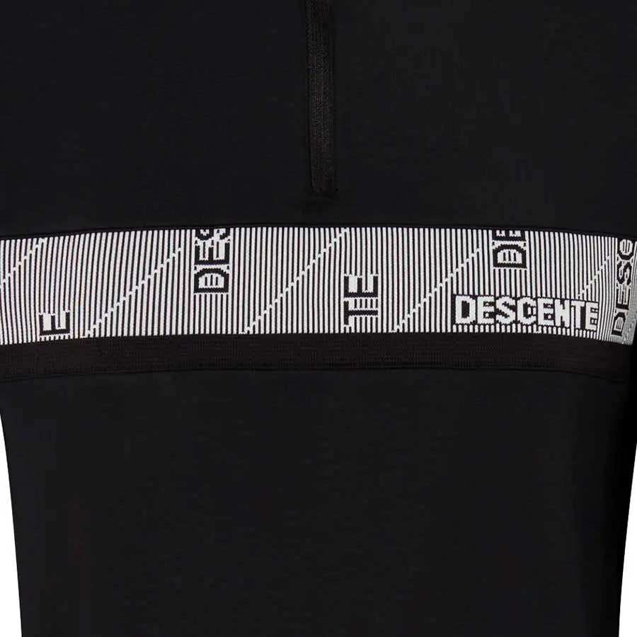 Descente Men Cedric First Layer Shirt - Black Swiss