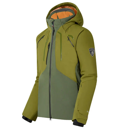 Descente Men Lamborghini Ski Jacket - Olive Green