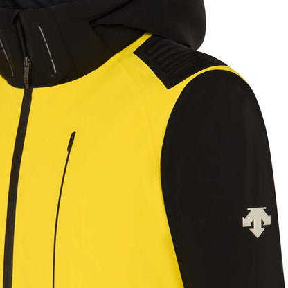 Descente Men Reign Ski Jacket - Marigold Yellow Black