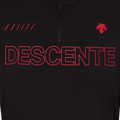 Descente Men Swiss Ski Team Logo First Layer Shirt - Black