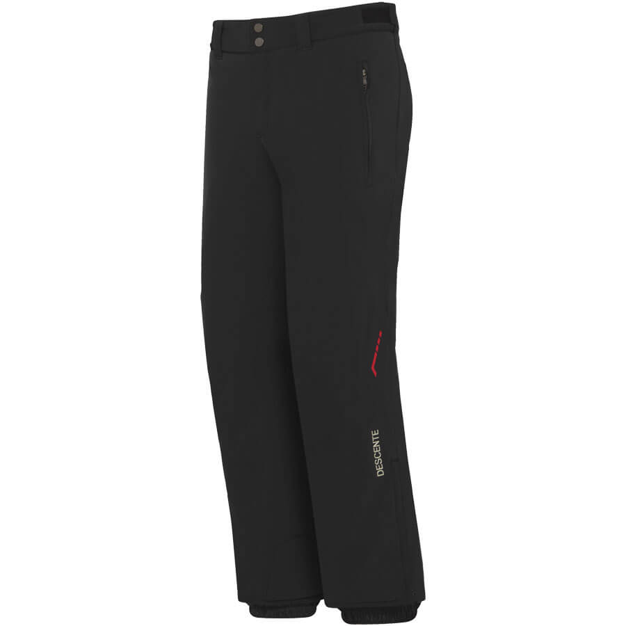 Descente Men Team Pant - Black Electric Red