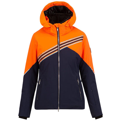 Descente Women Amanda Ski Jacket – Momiji Orange Dark Night