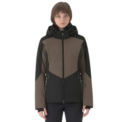 Descente Women Insulated Jacket - Brown Black