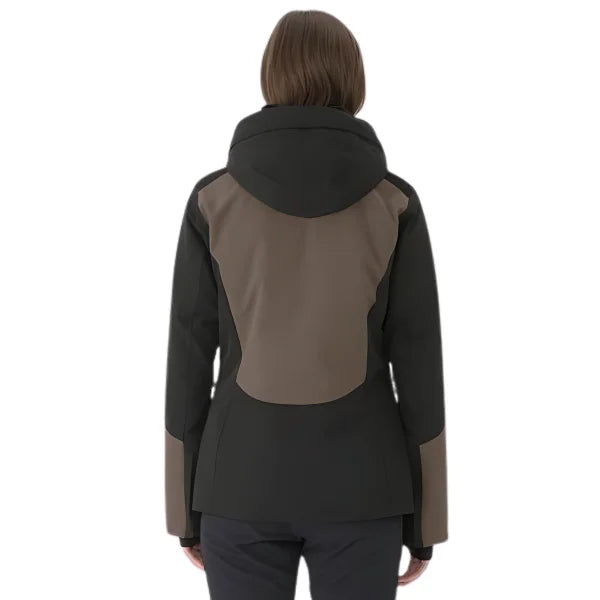 Descente Women Insulated Jacket - Brown Black