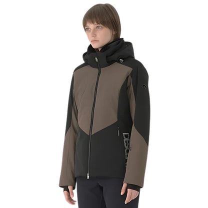 Descente Women Insulated Jacket - Brown Black