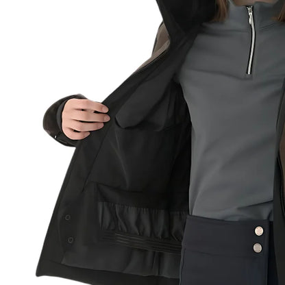 Descente Women Insulated Jacket - Brown Black