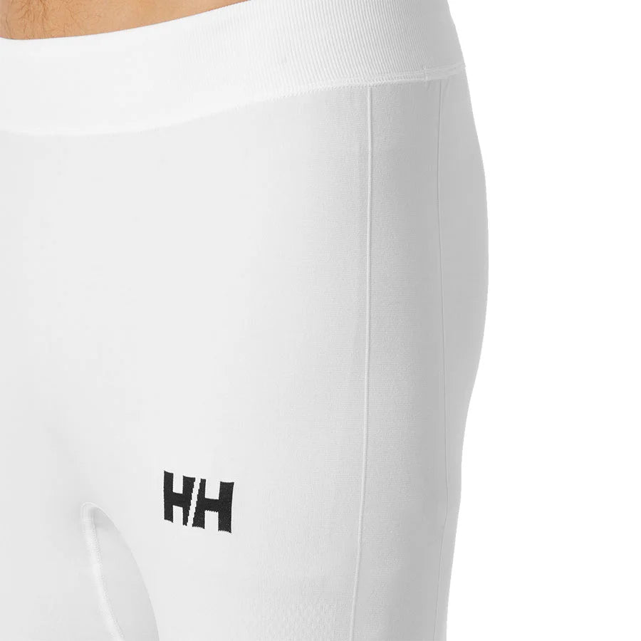 Helly Hansen Men Norway Ski Team Seamless 3/4 Base Layer Pant - White