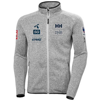 Helly Hansen Men Norway Ski Team Varde 2.0 Mid Layer Jacket - Grey NSF