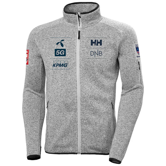 Helly Hansen Men Norway Ski Team Varde 2.0 Mid Layer Jacket - Grey NSF