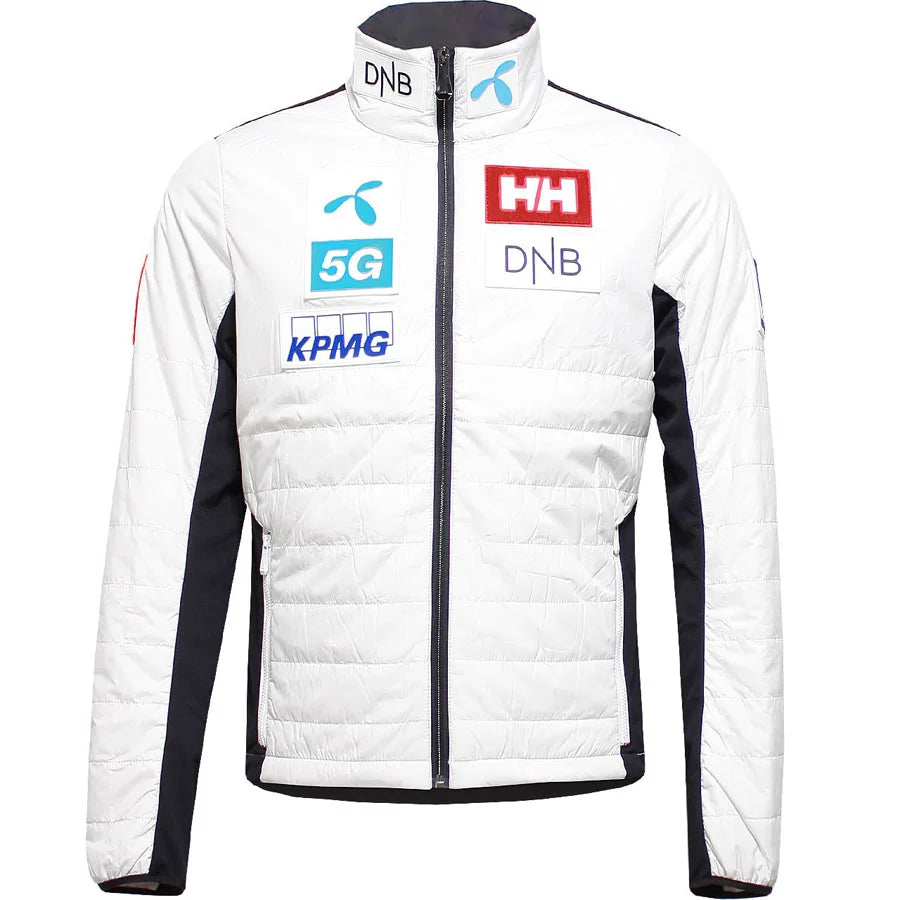 Helly Hansen Men Norway Ski Team World Cup Insulator Jacket - Nimbus Cloud NSF