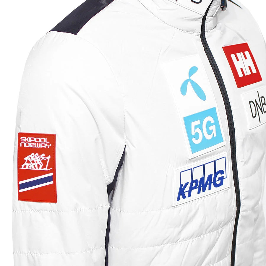 Helly Hansen Men Norway Ski Team World Cup Insulator Jacket - Nimbus Cloud NSF