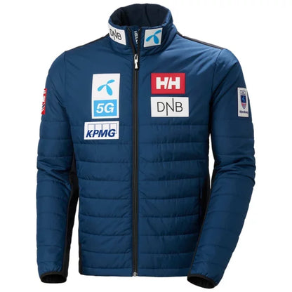 Helly Hansen Men Norway Ski Team World Cup Insulator Jacket - Ocean NSF