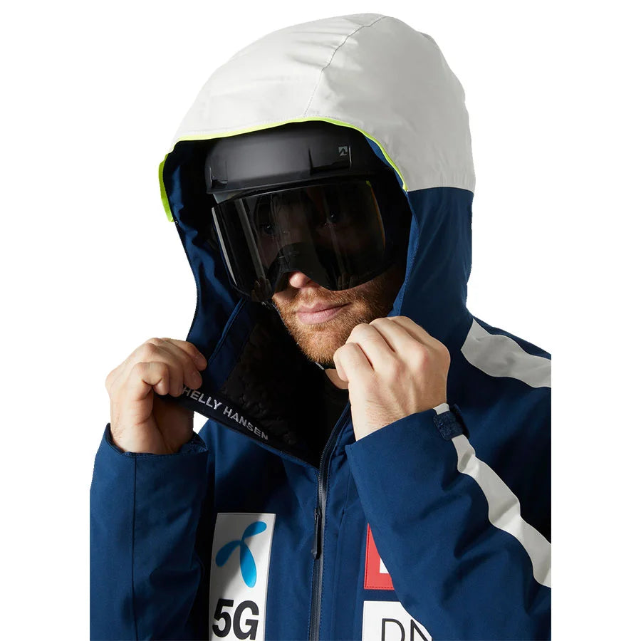 Helly Hansen Men Norway Ski Team World Cup Jacket - Ocean NSF