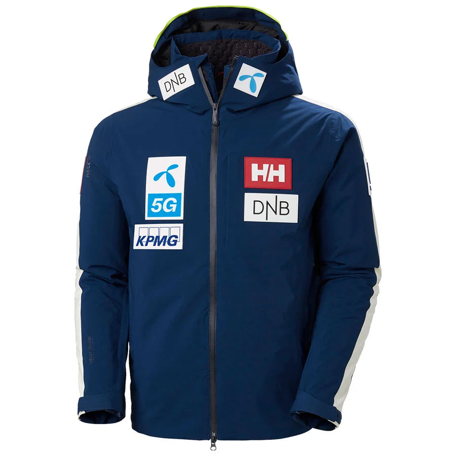 Helly Hansen Men Norway Ski Team World Cup Jacket - Ocean NSF