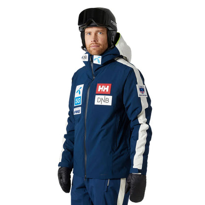 Helly Hansen Men Norway Ski Team World Cup Jacket - Ocean NSF