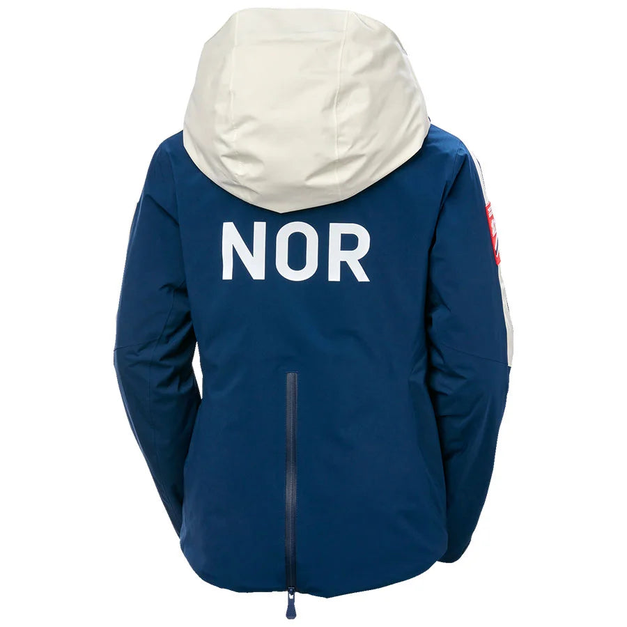 Helly Hansen Women Norway Ski Team World Cup Jacket - Ocean NSF