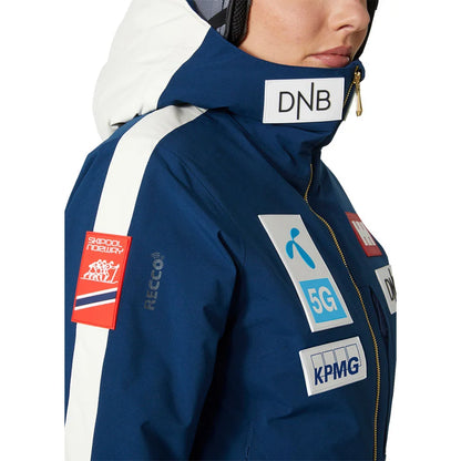 Helly Hansen Women Norway Ski Team World Cup Jacket - Ocean NSF