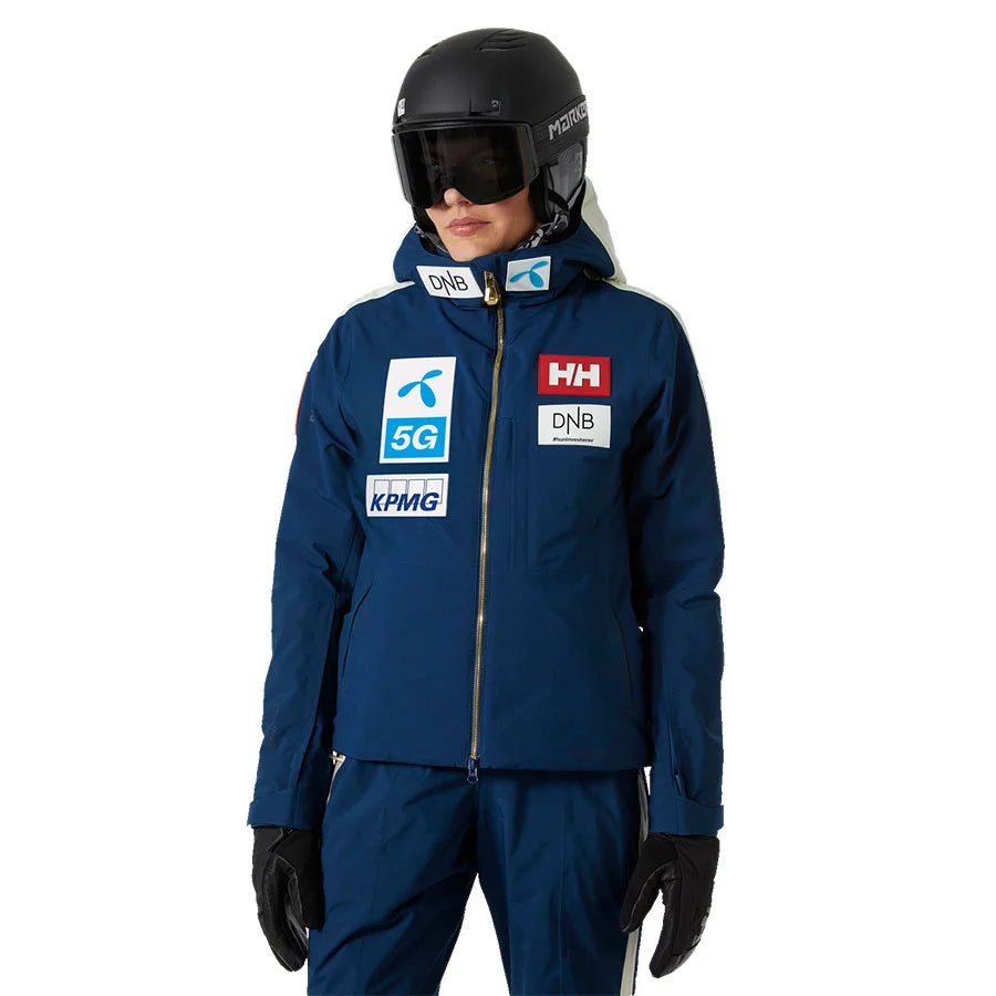 Helly Hansen Women Norway Ski Team World Cup Jacket - Ocean NSF