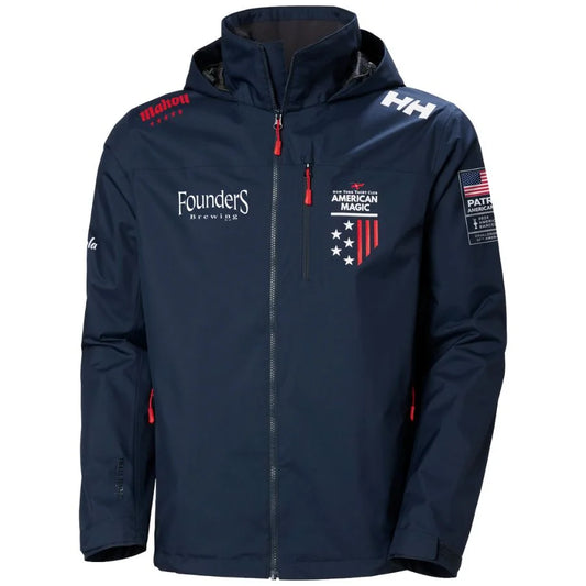 Helly Hansen Men America Cup American Magic Crew Hooded Jacket - Navy