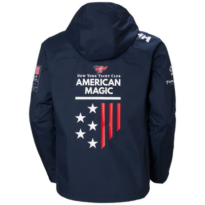 Helly Hansen Men America Cup American Magic Crew Hooded Jacket - Navy