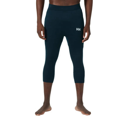 Helly Hansen Men H1 Pro Seamless Base Layer 3/4 Pants - Navy NSF