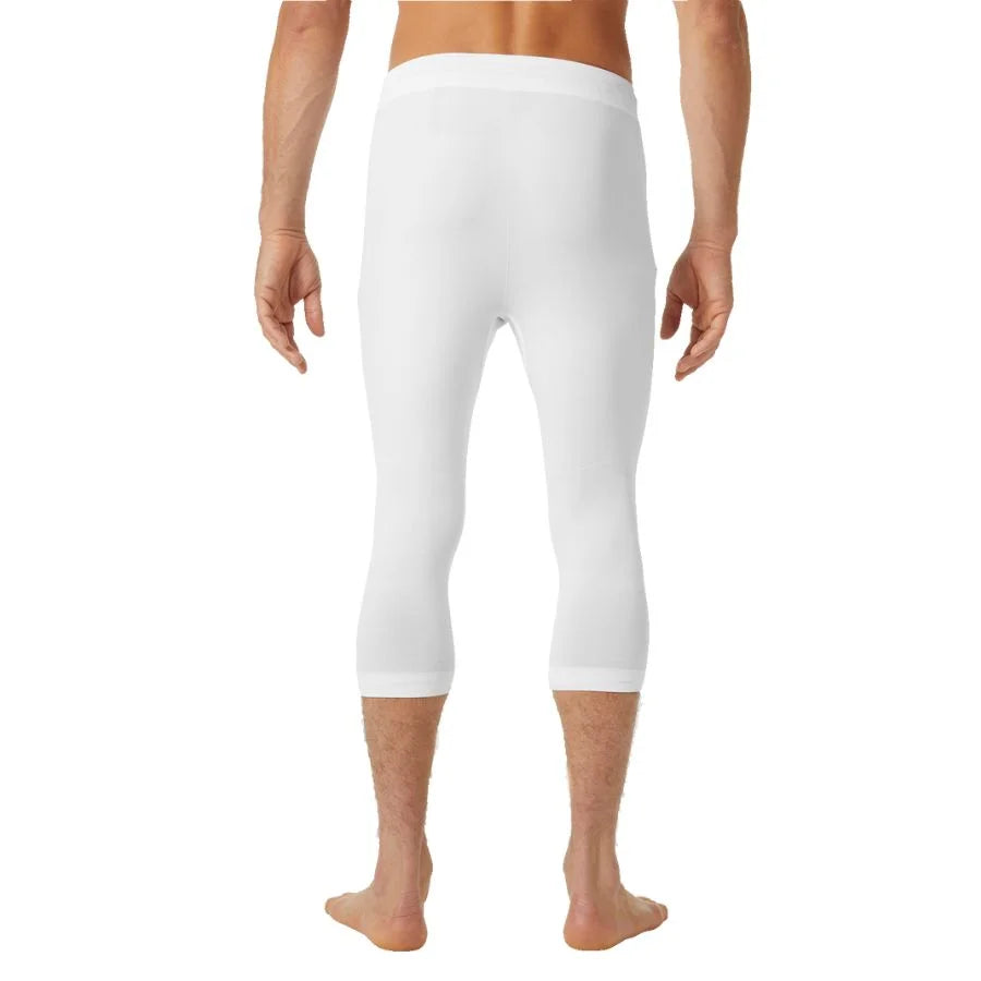 Helly Hansen Men Norway Team Racing Base Layer 3/4 Pant - White NSF