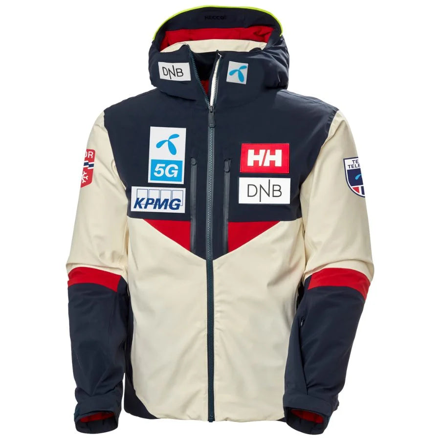 Helly Hansen Men Norway Telenor Team Kvitfjell Ski Jacket - NSF Team