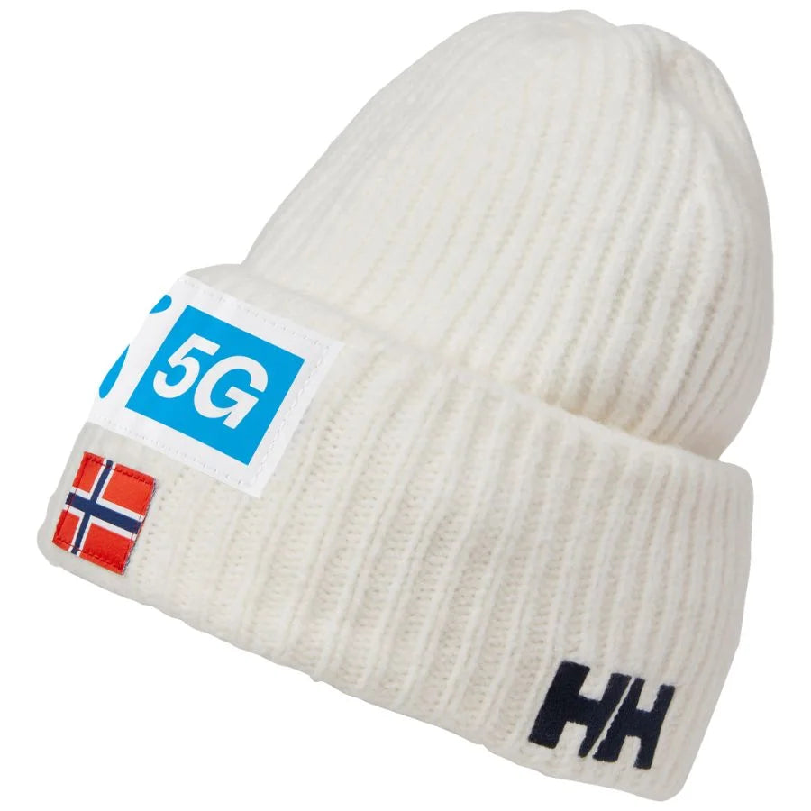 Helly Hansen Norway Team Soft Rib Beanie - Snow NSF