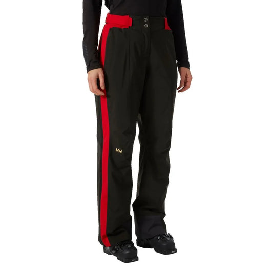 Helly Hansen Women Canada Ski Team World Cup Full Side Zip Pant - Black ACA