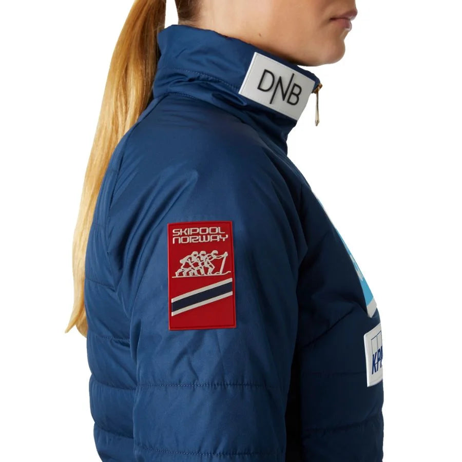 Helly Hansen Women Norway Ski Team World Cup Insulator Jacket - Ocean NSF