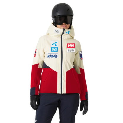 Helly Hansen Women Norway Telenor Team Kvitfjell Ski Jacket - NSF Team