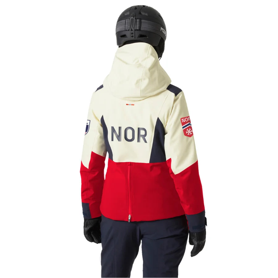 Helly Hansen Women Norway Telenor Team Kvitfjell Ski Jacket - NSF Team