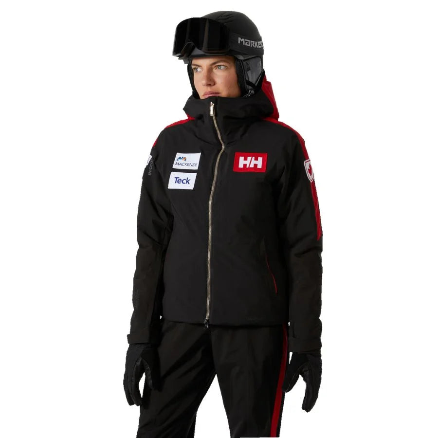 Helly Hansen Women Canada Ski Team World Cup Jacket - Black ACA