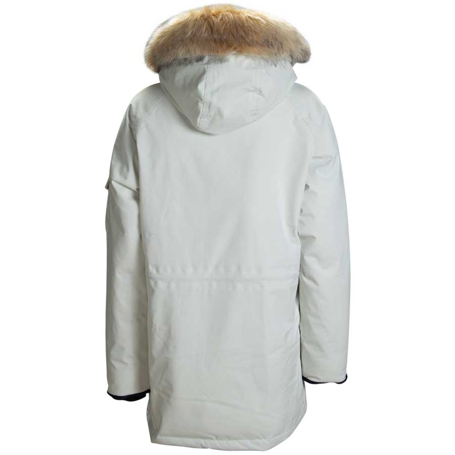 Huski Men Arctic Coaches Parka Jacket - Snow White Sweden