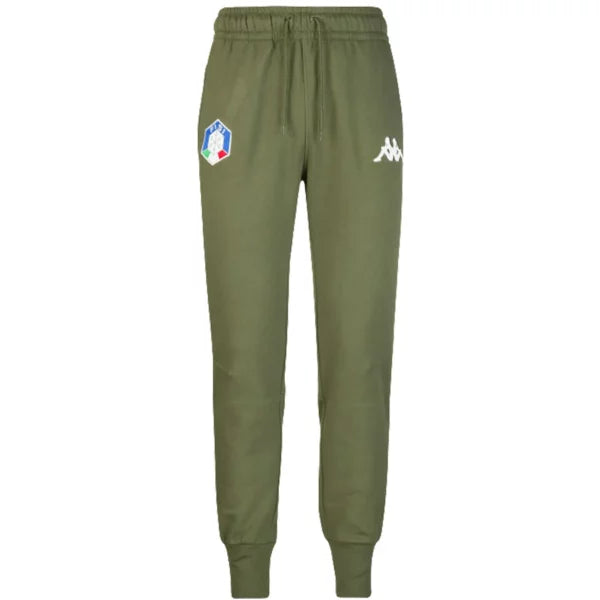 Kappa Men Italian FISI Team Sweatpants - Green Africa