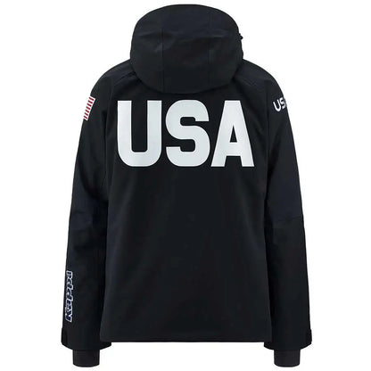 Kappa Men USA Ski Team Jacket - Blue Dark Navy USST