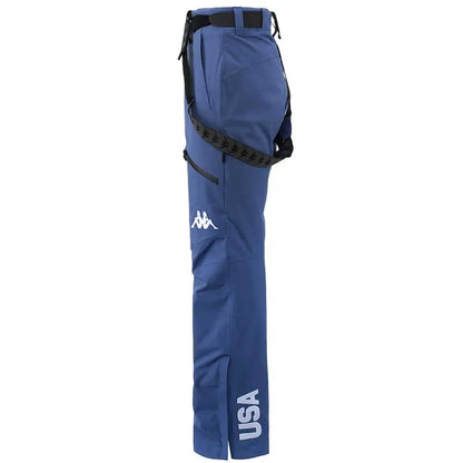 Kappa Men USA Ski Team Pant - Blue Fiord Black