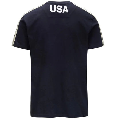 Kappa USA Ski Team Banda T Shirt - Blue Dark Navy