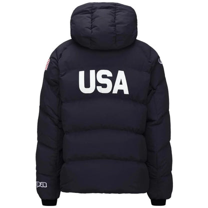 Kappa Men USA Ski Team Down Jacket - Blue Dark Navy