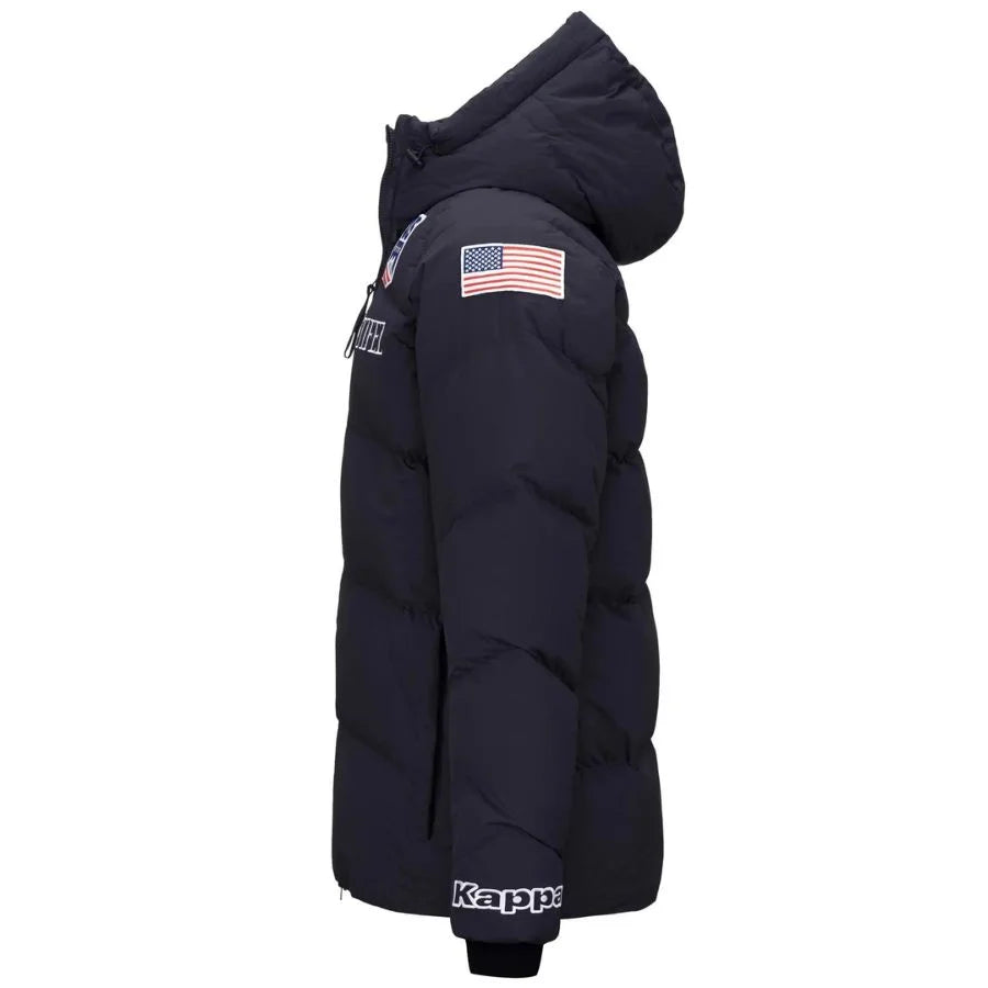 Kappa Men USA Ski Team Down Jacket - Blue Dark Navy