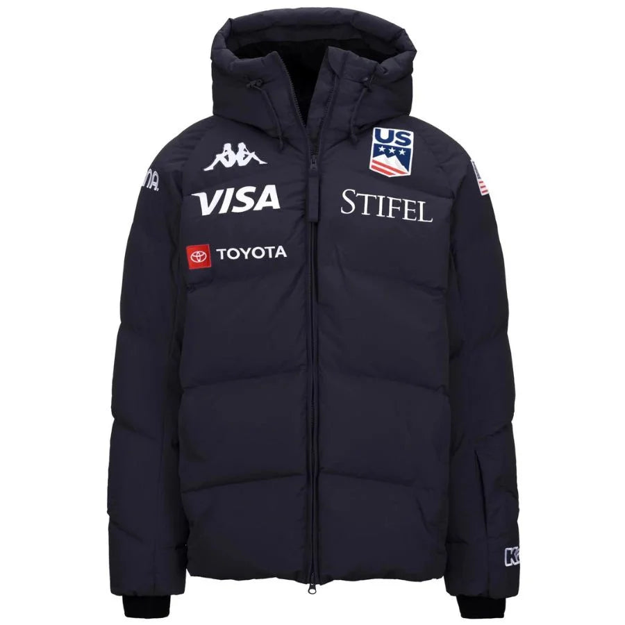 Kappa Men USA Ski Team Down Jacket - Blue Dark Navy